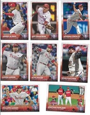 2015 Topps Update Baseball 8 Cards Phillies Team Set
