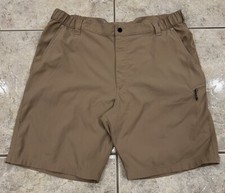Men's 40 Wrangler Performance Shorts 9.5  Inseam Lightweight UPF 30 Brown