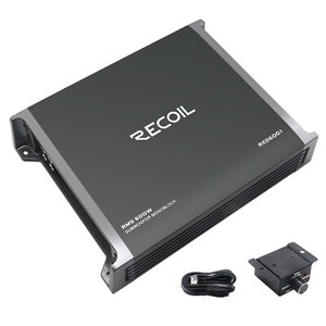 RECOIL RED2500.1 Mono-block Car Amplifier – 5000 Watts Class-D – Subwoofer Amp