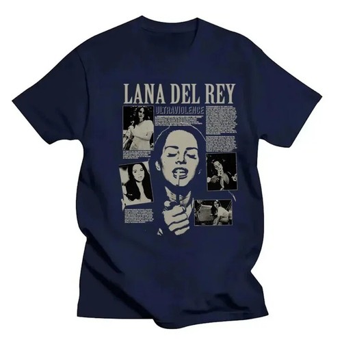 T-shirt grafica Lana Del Rey unisex hip hop harajuku streetwear maglietta XS-2XL - Foto 4 di 7