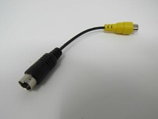 Standard S Video RCA Adaptor Connector Cable Length 4 Inches Male Female