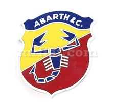 Fiat 500 600 Abarth Emblem 3rd Series 50 Mm New