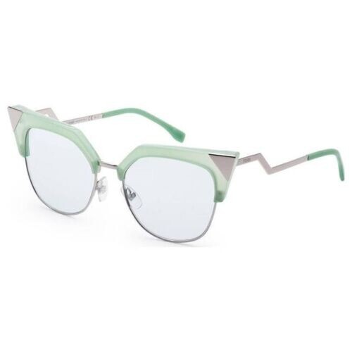 Fendi FF0149/S1ED GREEN Metal Fashion Sunglasses For Women  display picture 3