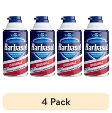 Barbasol Original Thick & Rich Shaving Cream for Men 10 Oz (Pack of 4)