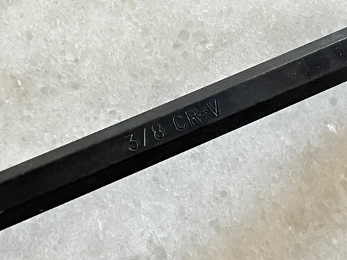 3 new ALLEN #58022 3/8" CR-V Standard SAE Long Arm L Hex Keys, Black Oxide, USA - Picture 3 of 3