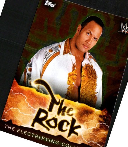 2021 Topps WWE Superstars The Rock Electrifying Collection #215 - Foto 1 di 2