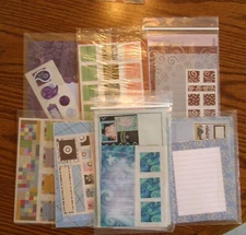 Various New Sticker and Paper Packs by Creative Memories - Set of 19