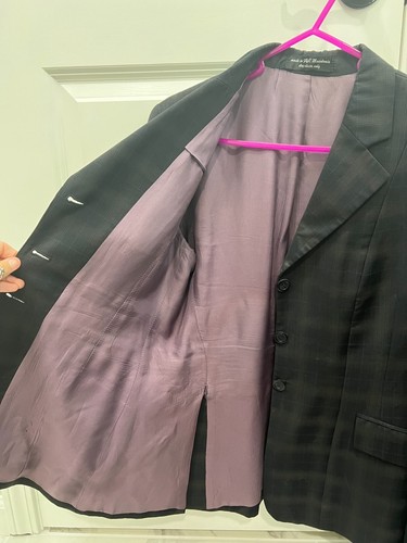 RJ Classic Show Coat: Prestige Collection in Plaid: Size 8 Long - Picture 5 of 8