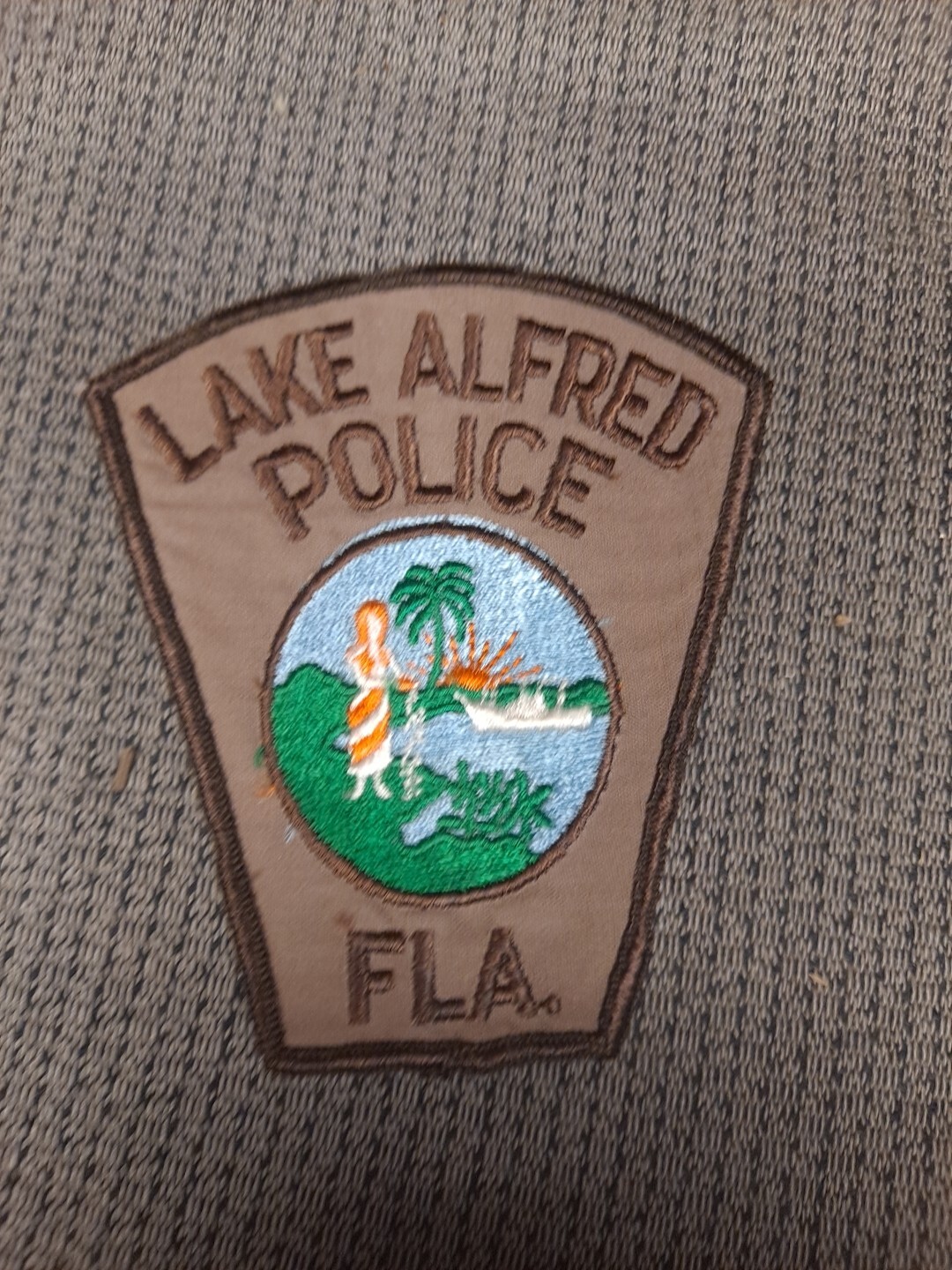 Vintage LAKE ALFRED POLICE FLORIDA Patch eBay