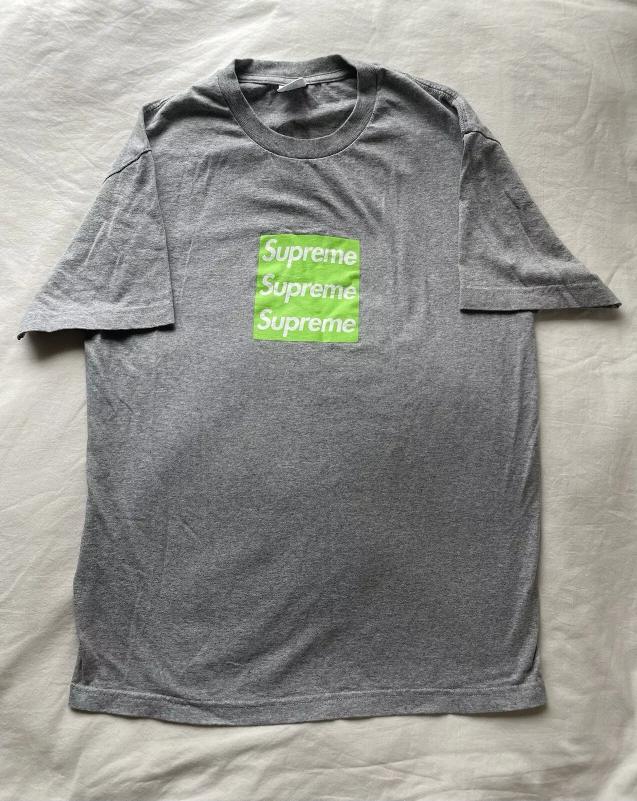T shirt Supreme Asspizza Triple Box Logo Seattle taille L