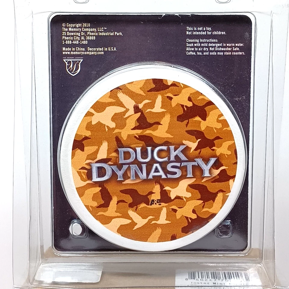Duck Dynasty Coasters Ceramic with Cork Bottom, Set Of 4 - Image 2 of 4