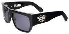 NEW Black Flys Sunglasses x SRH CASINO FLYS SHINY BLACK Smoke LENS LIMITED