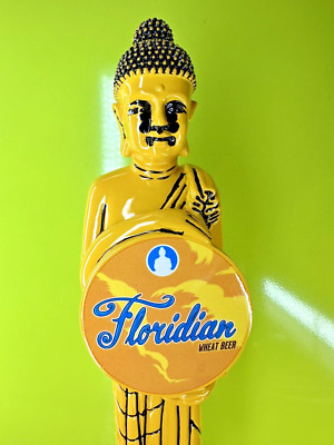 Funky Buddha Floridian Wheat Ale BEER Tap Handle 11  NEW FLORIDA Craft Brewery