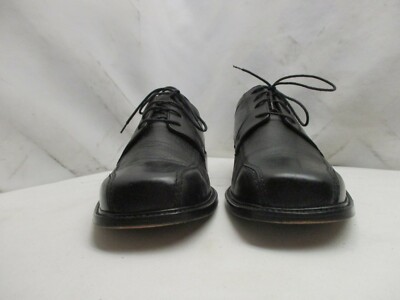 Bostonian Black Leather Lace Up Oxford Dress Shoes Mens Sz  display picture 1