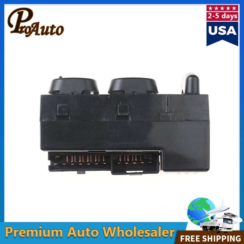 Interruptor de ventana eléctrica maestro del lado del conductor 10433029 para Buick Century Regal 97-05 Foto 3 de 4