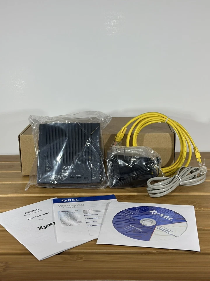 ZyXEL P-660R-D1 ADSL2+ Ethernet Router Compact Series Router - Image 4 of 4