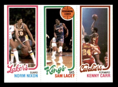 1980 Topps Basketball #122 Nixon Lacey Carr EX *e18