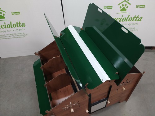 Henhouse polly farm evolution for 15 hens resistant solid durable