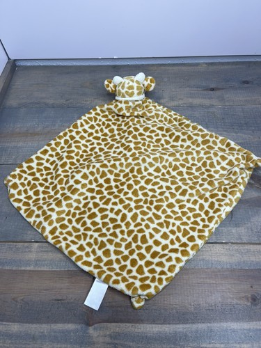 Angel Dear Plush Tan Giraffe Lovey Security Blanket Knotted Pinched Corners NuNu - Picture 2 of 2