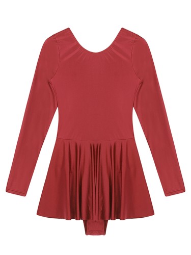 Mujeres Brillante Aceite Mini Patinador Vestido Atlético Danza Gimnasia Leotardo Vestidos de Natación - Imagen 62 de 110