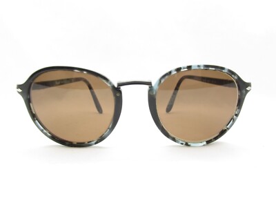PERSOL HANDMADE 3184-S 1-62/51 ROUND BLUE EYEGLASSES FRAMES  display picture 2