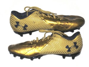 all gold under armour cleats