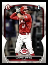 Connor Burns 2023 1st Bowman Draft #BD-159 Cincinnati Reds ROOKIE RC