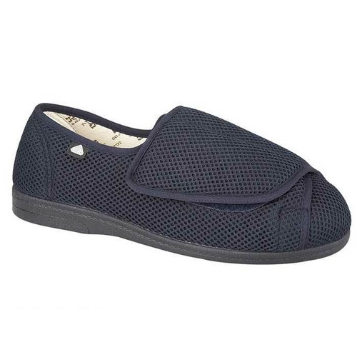 Ladies Mens Extra Wide Bedroom Slippers 