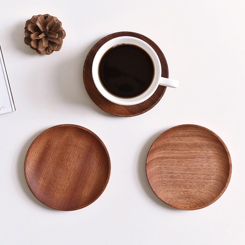 Wooden Tray Small Wooden Tray Dinner Tray Cake Bread Coffee Solid Wooden Tray - Picture 5 of 18