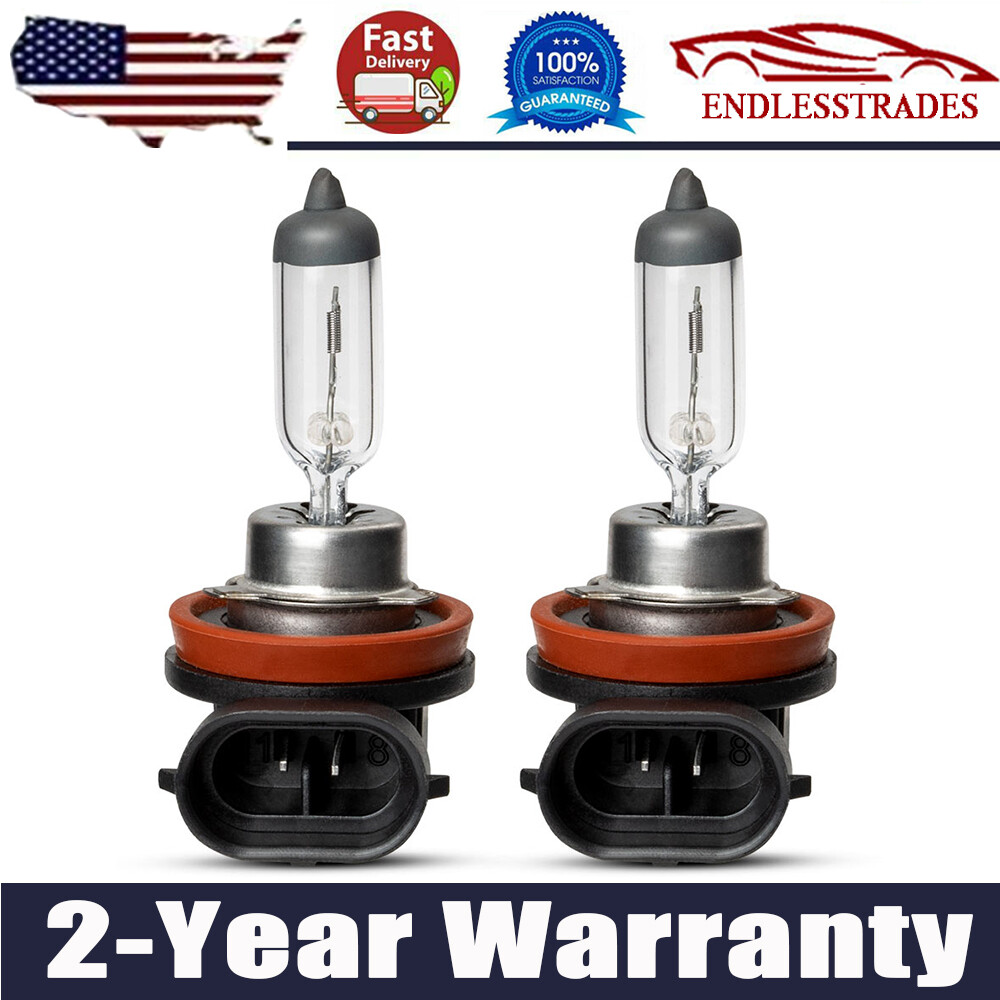 2Pcs H11 Halogen Car Headlight 55W 12V Auto Low-Beam Driving Light Bulbs 2Pcs H11 Halogen Car Headlight 55W 12V Auto Low-Beam Driving Light Bulbs