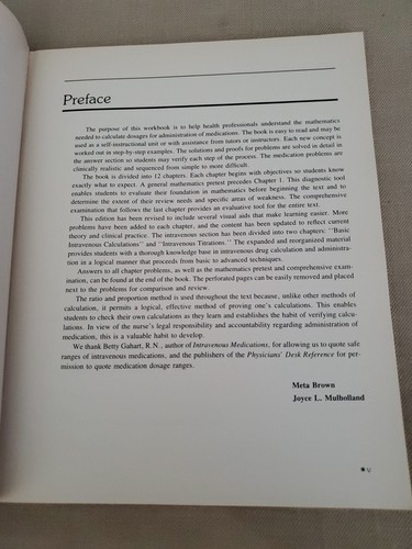 Drug Calculations Process & Problems for Nursing Practice 3rd Edition 1988 - Picture 7 of 13
