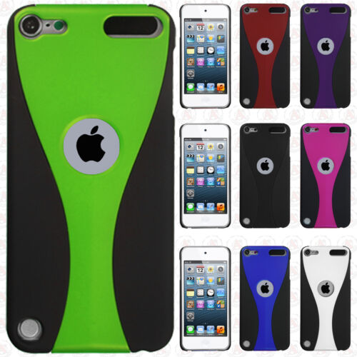 iPod Touch 5th 6th Gen Rubberized Slim HARD Protector Wave Cover +Screen Guard - Picture 1 of 42