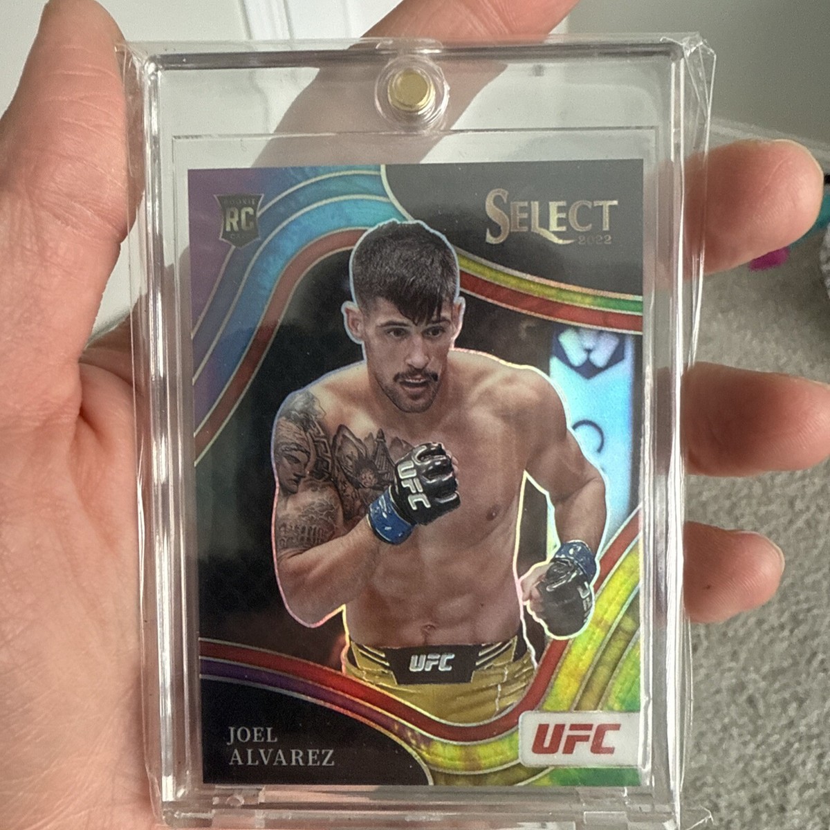 UFC JOEL ALVAREZ ROOKIE TIE DYE /25 UFC SELECT 2022 OCTAGONSIDE - Main Image