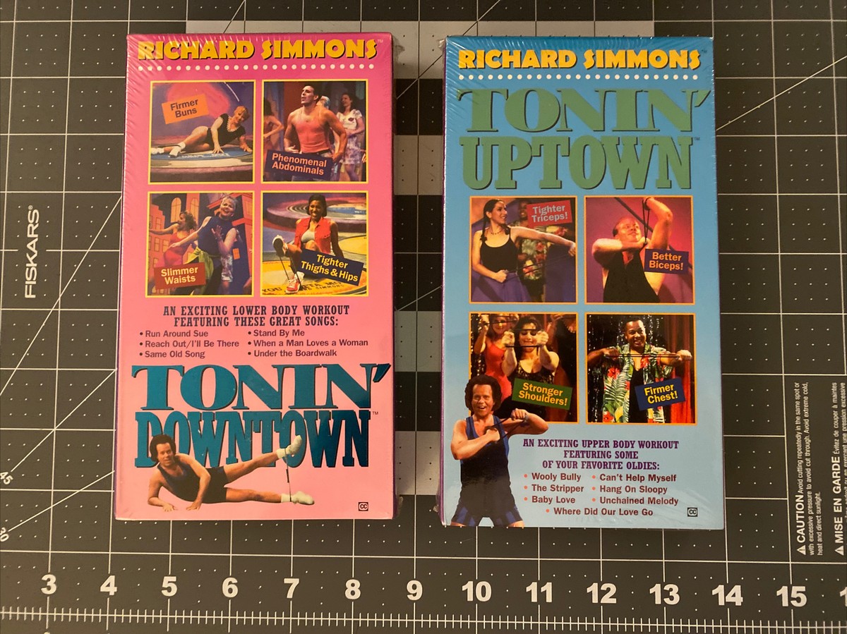 NEW Richard Simmons Tonin' Uptown & Downtown (VHS 1996 NEW Richard Simmons Tonin' Uptown & Downtown (VHS 1996
