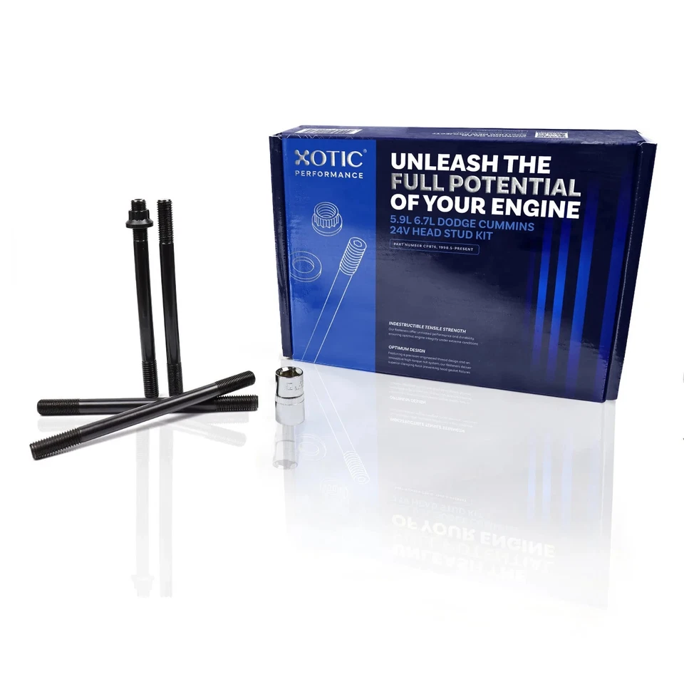 1998.5-2024 Dodge Cummins 5.9L 6.7L Diesel Head Stud Replacement Kit CP876 - Image 2 of 4