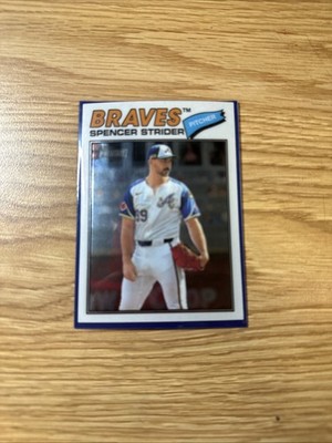 Spencer Strider 2026 Topps Heritage Chrome #41 Braves