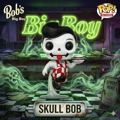 Funko Pop! AD Icons: Bob's Big Boy - Skull Bob - Vinyl Figure #253