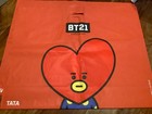 BTS BT21 TATA VAN Alien Large Shopping Bag set of 2 Pre-Owned 26.5" x 21.25" — photo 1