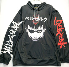 Berserk The Black Swordsman Black Size XL Pull Over Hoodie