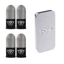 2 Pairs Mobile Gaming Finger Sleeves Anti-Sweat Thumb Gloves for Mobile Games
