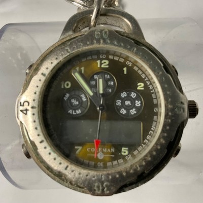 Coleman 40-814 Ana-Digi Sport Watch Alarm Chronograph 30M WR-Vtg1990s-for repair