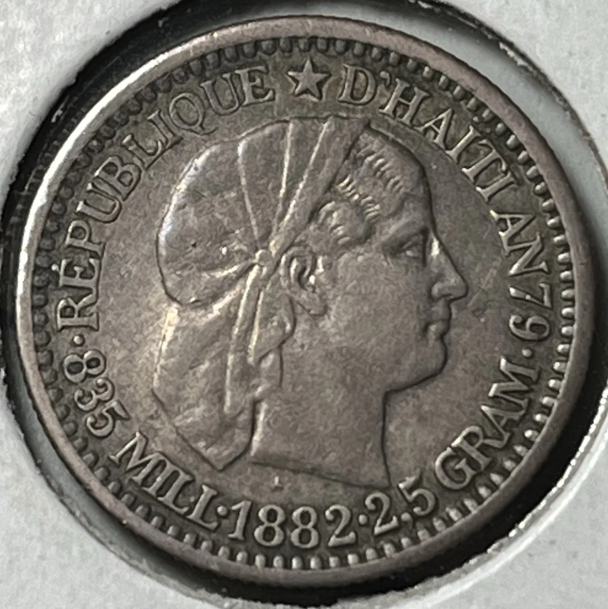1882 Year Haitian Coins for sale | eBay