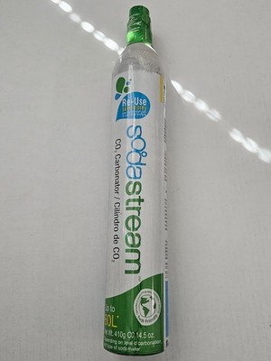One Soda stream CO2 Canister 14.5oz 60L Expired New with Bottle Caps