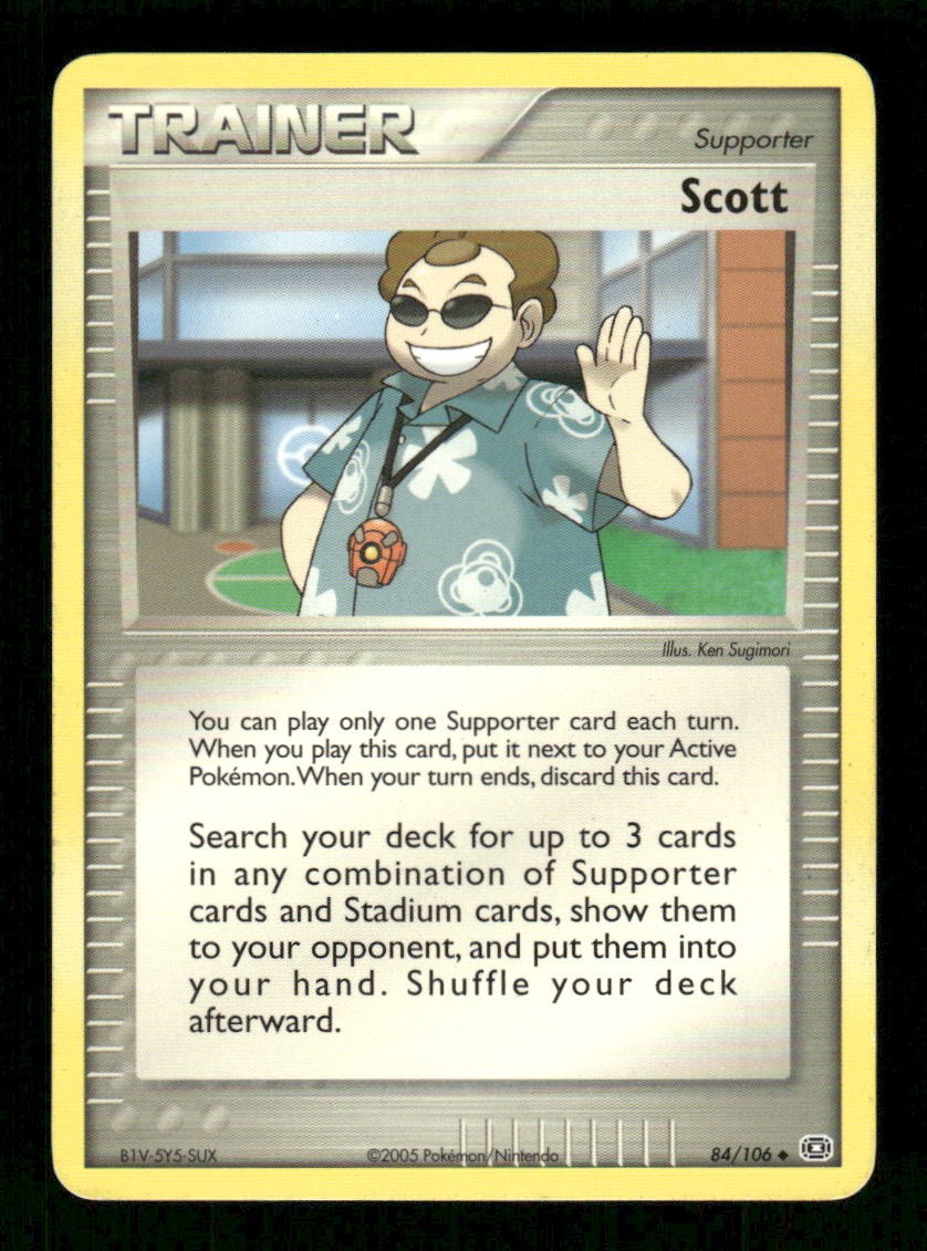 SCOTT 84/106 UNCOMMON EMERALD POKEMON MODERATELY PLAYED