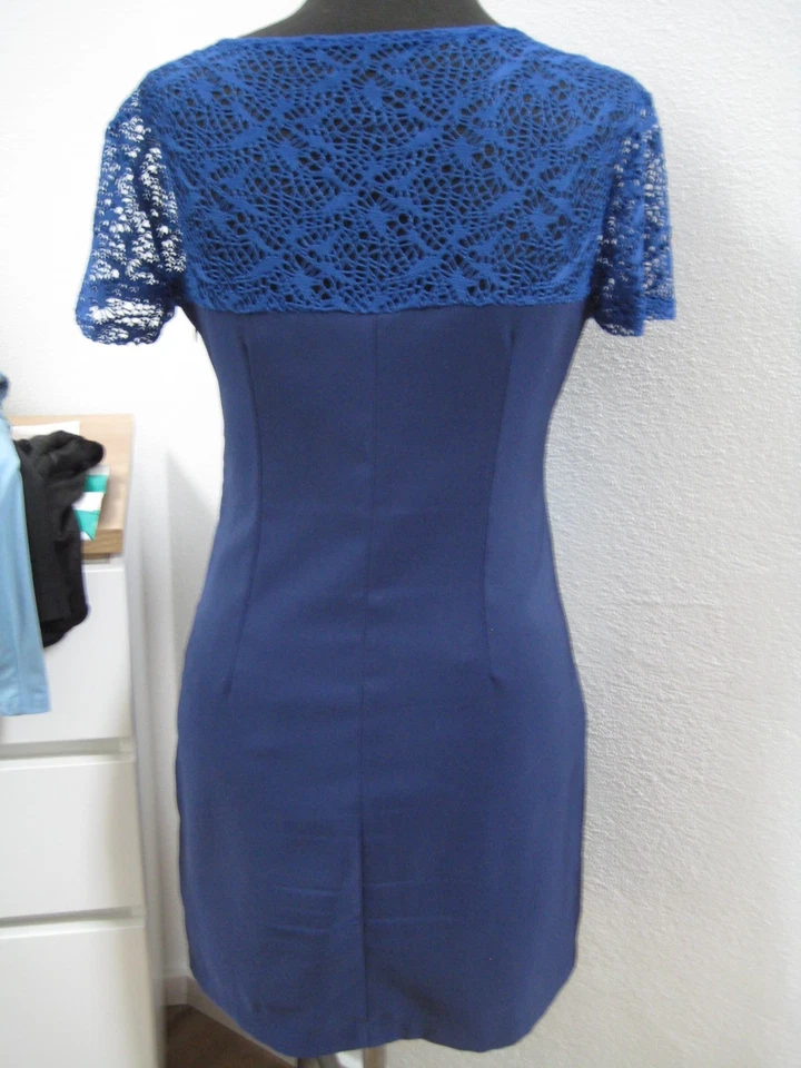 Desigual Kleid Gr. 38 blau Spitze - Bild 3 von 4