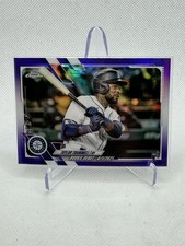 2021 Topps Chrome Update #USC8 Taylor Trammell Purple Refractor