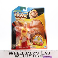 Hulk Hogan Gorilla Press Slam WWF Wrestling 1990 Hasbro Figure NEW MOSC SEALED