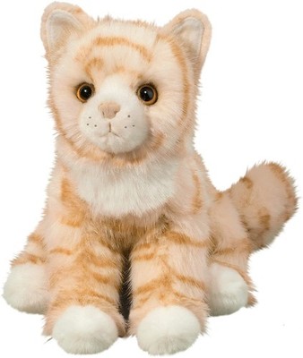 Douglas Adele Orange Stripe Tabby Cat Plush Stuffed Animal, 14''