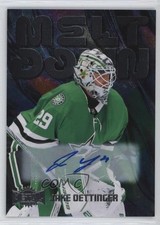 2023-24 Skybox Metal Universe Meltdown Auto Jake Oettinger #M4 Auto b3q