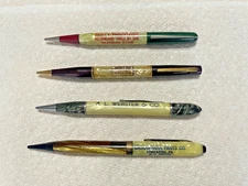 Four (4) vintage mechanical pencils, for parts or repair